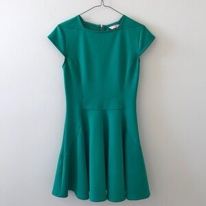 Beautiful emerald green Ted Baker skater dress